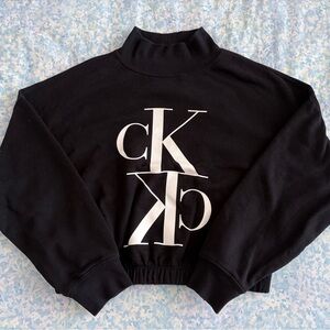 CK Jeans Mock Neck Sweatshirt